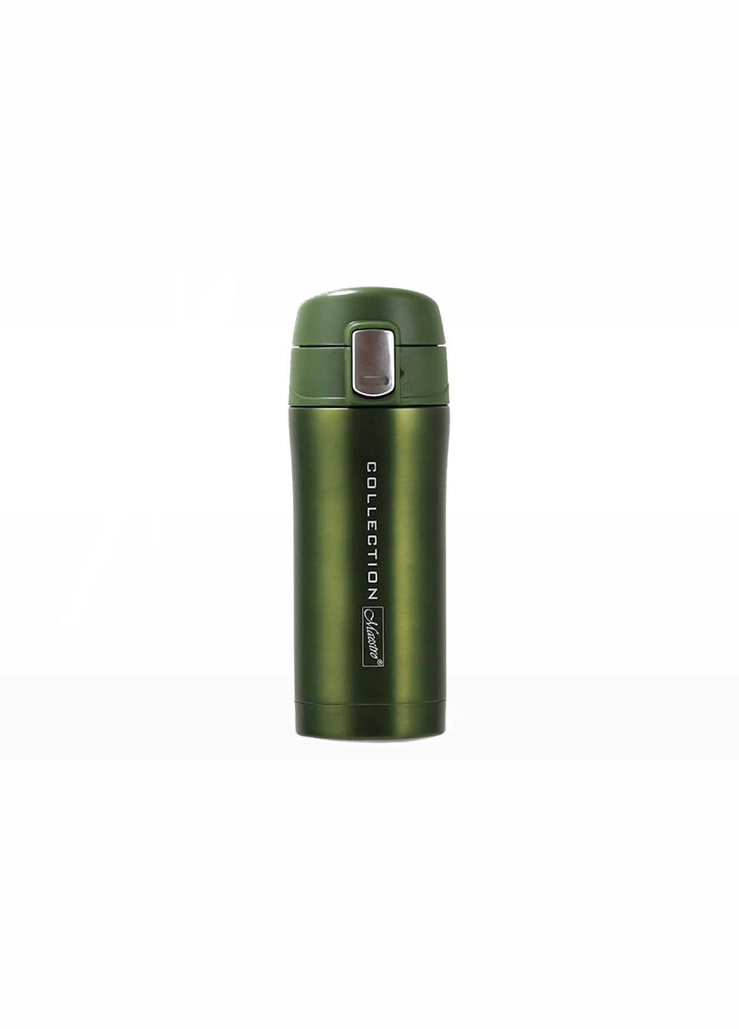 Термокухоль із вакуумною ізоляцією 320 мл із неіржавкої сталі для відпочинку на природі зелений Maestro (332986185)