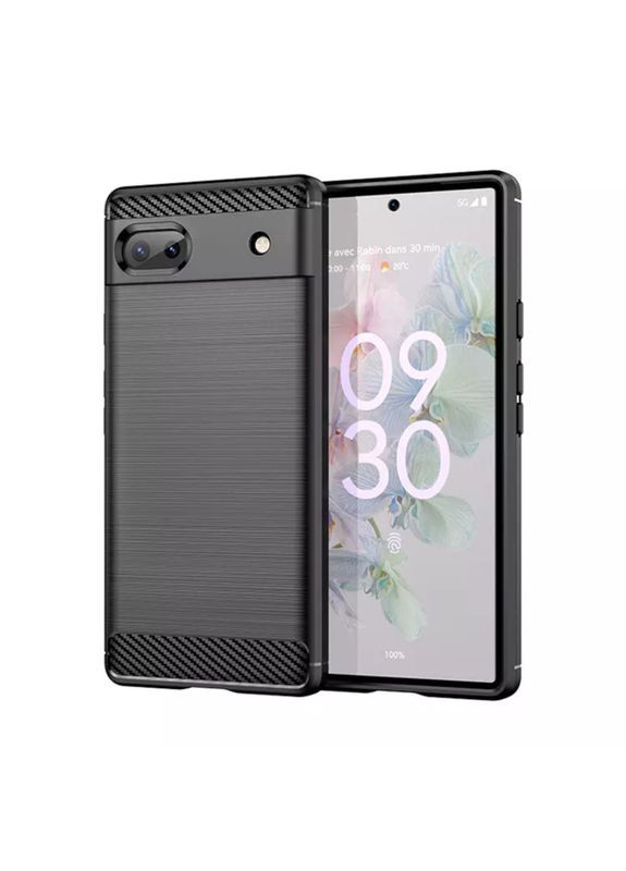 Чохол Carbon Fiber для Google Pixel 6a Black Lenuo (361902383)