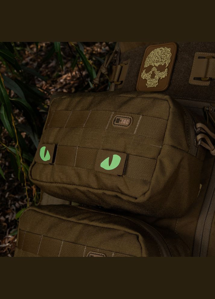 Нашивка Tiger Eyes Laser Cut (пара) Coyote M-TAC (315047114)
