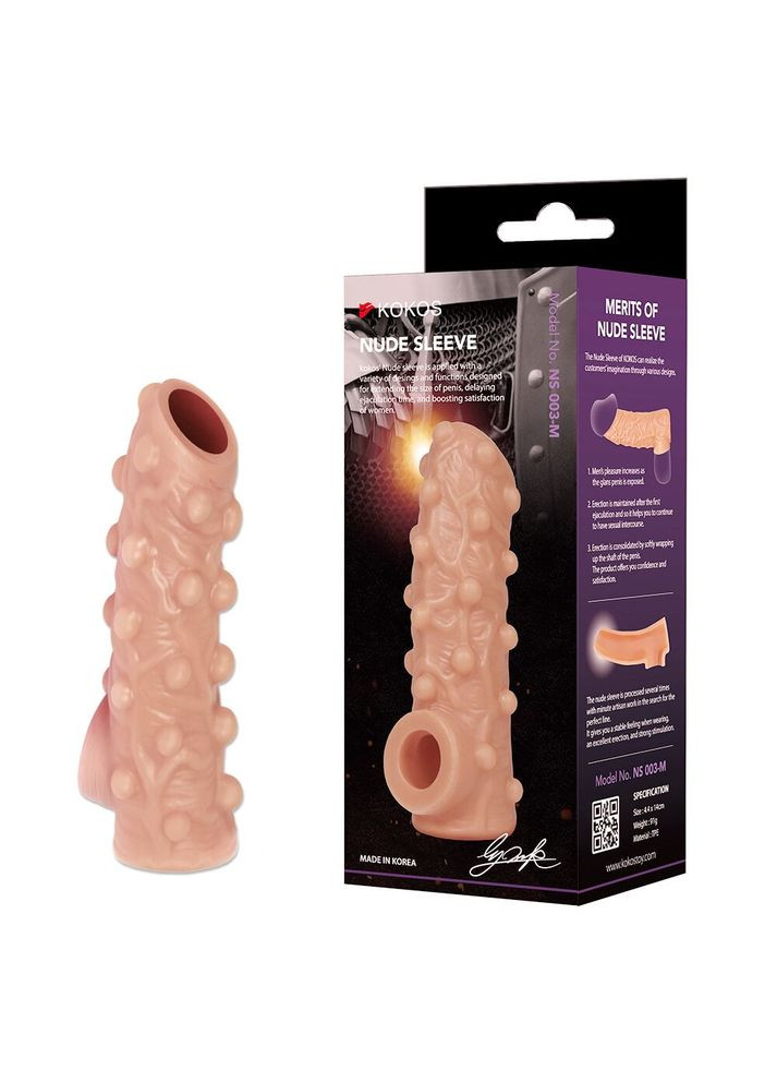 Насадка на член Nude Sleeve NS 003 M Kokos (369950498)