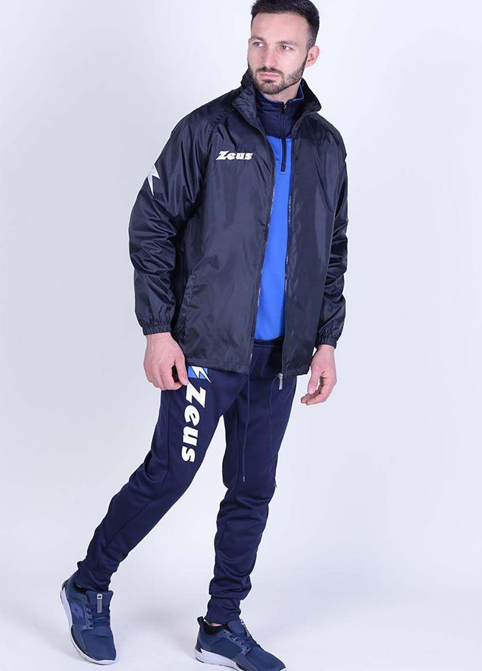 Синяя демисезонная ветровка Zeus