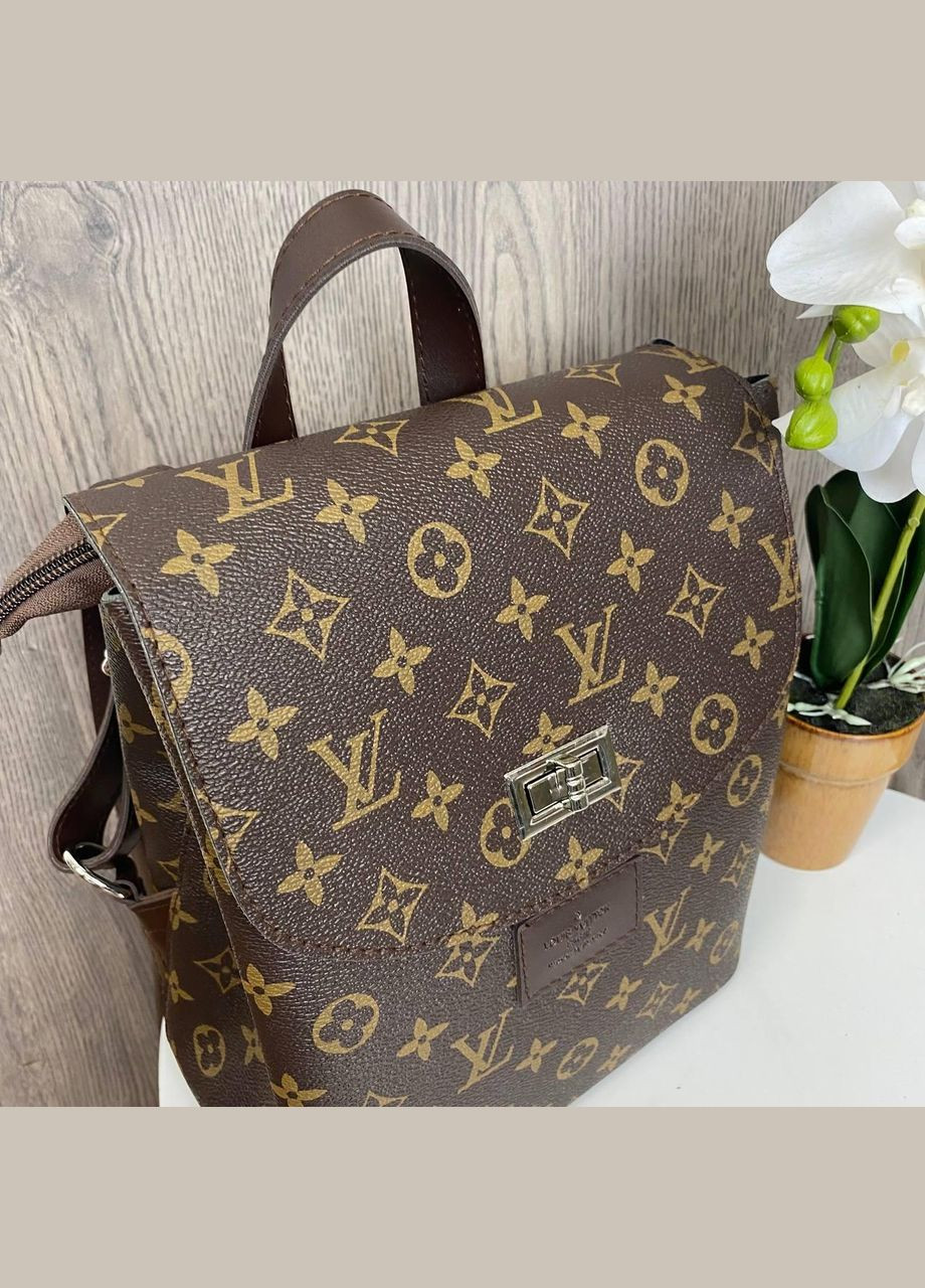 Жіночий рюкзак коричневий, сумка-рюкзак трансформер No Brand (298996745)