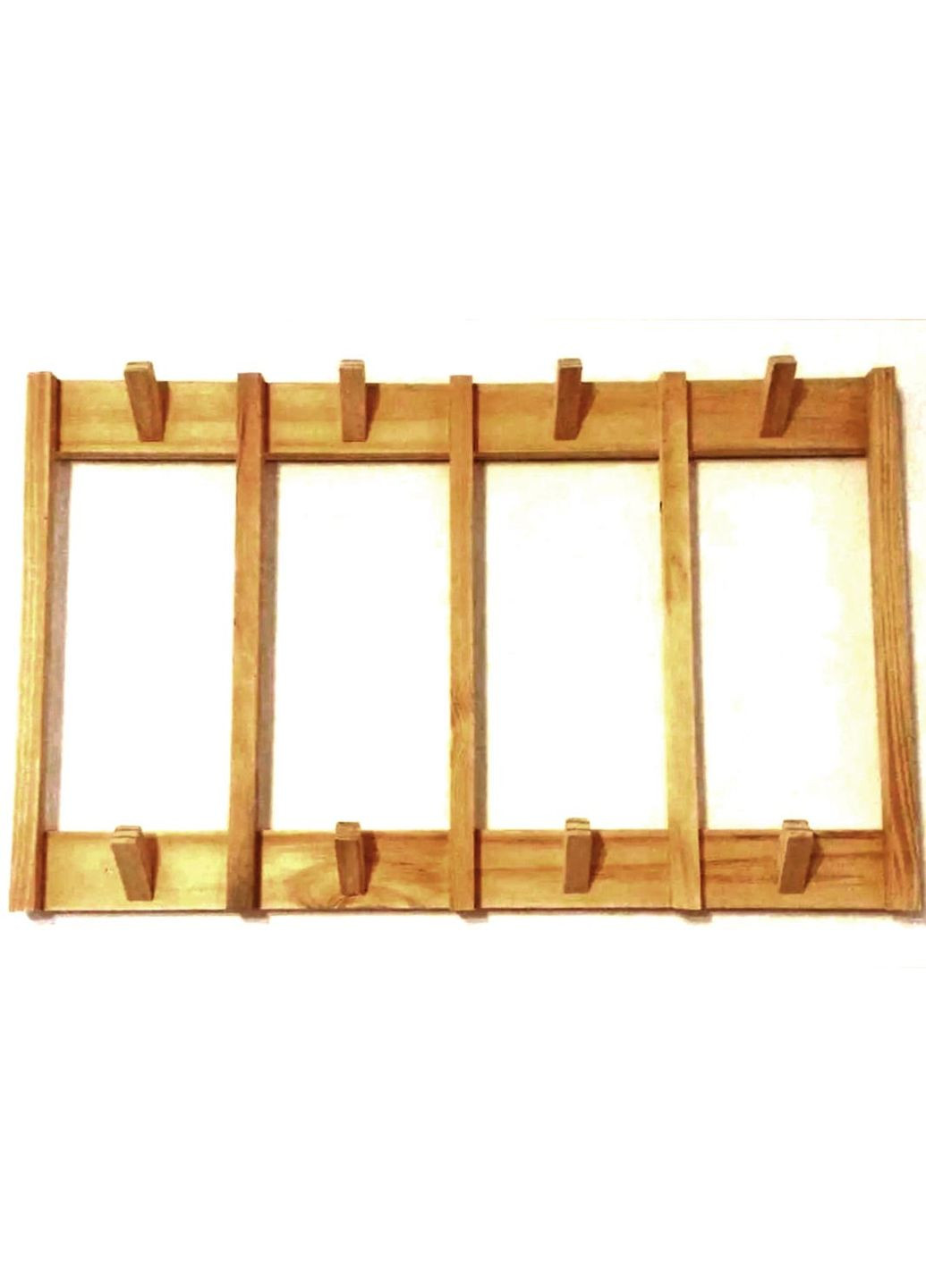 Вешалка для сумок из дерева Поверло 4 сиена (ВСУ-400505) No Brand (327845411)