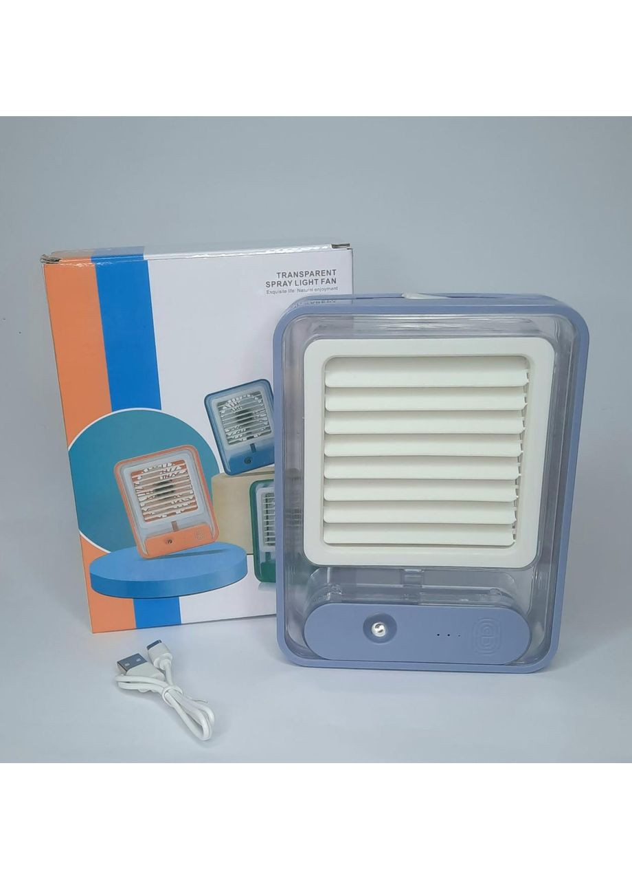 Портативний міні-вентилятор сенсорний із зволоженням повітря акумуляторний SQV-7235 фіолетовий No Brand (323136717)