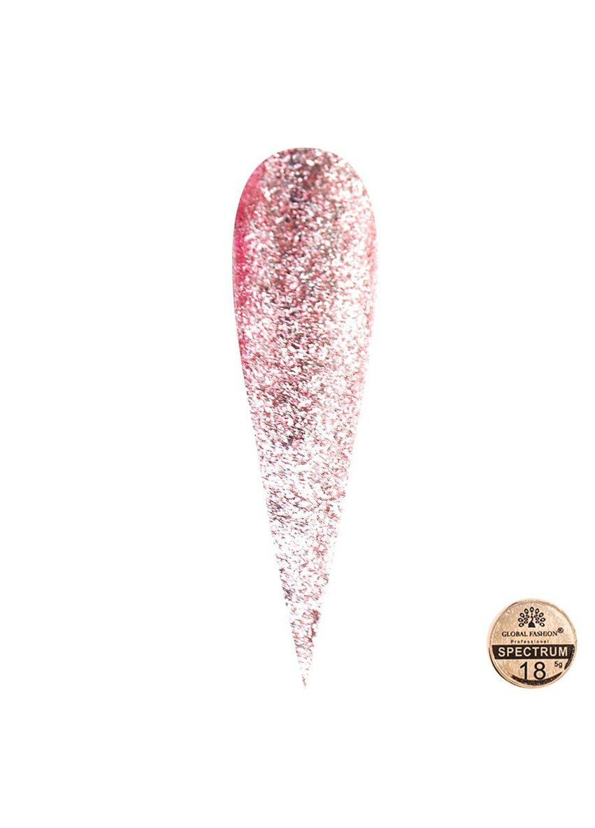 Гель фарба металева з пластівцями Spectrum 5 г, №18 Plus-plus (352749974)