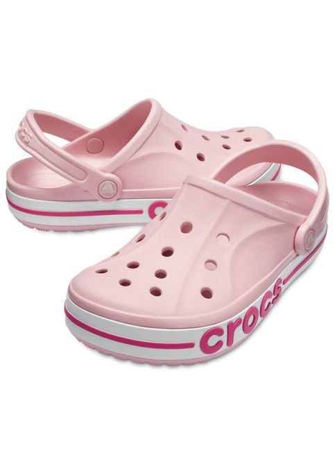 Розовые сабо bayaband clog petal pink candy pink 205089-w Crocs