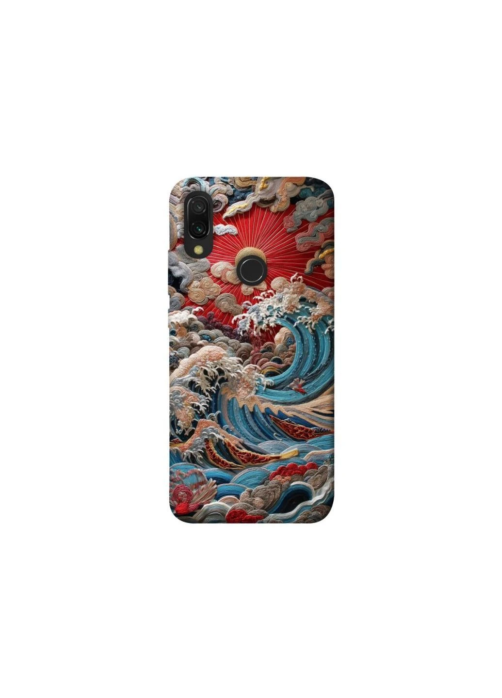 Чехол на Xiaomi Redmi 7 Japa wave ver.2 Frontalka (393230303)