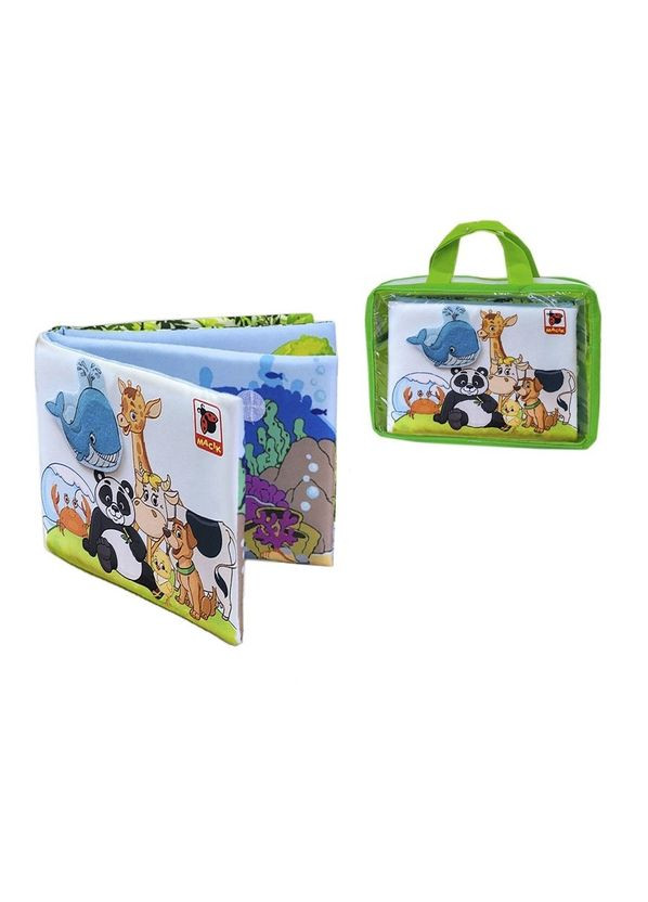 Детская мягконабивная развивающая книга "Животные" МС 070301-03, 7 страниц 42 животные Macik (315070006)