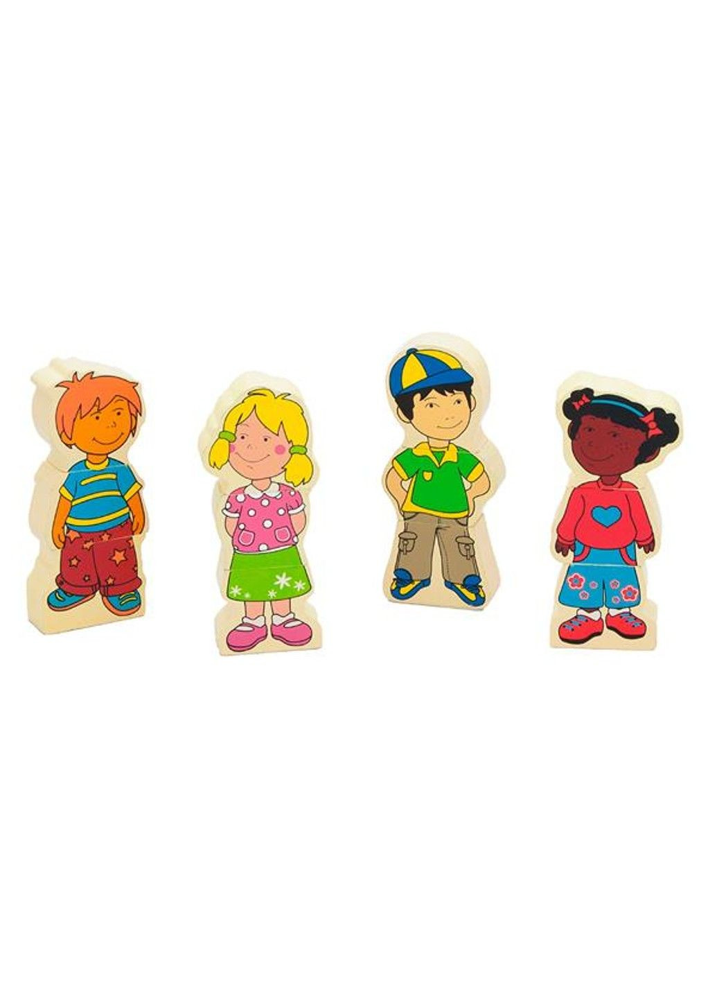 Набір магнітних фігурок Діти (59699VG) Viga Toys (335054616)