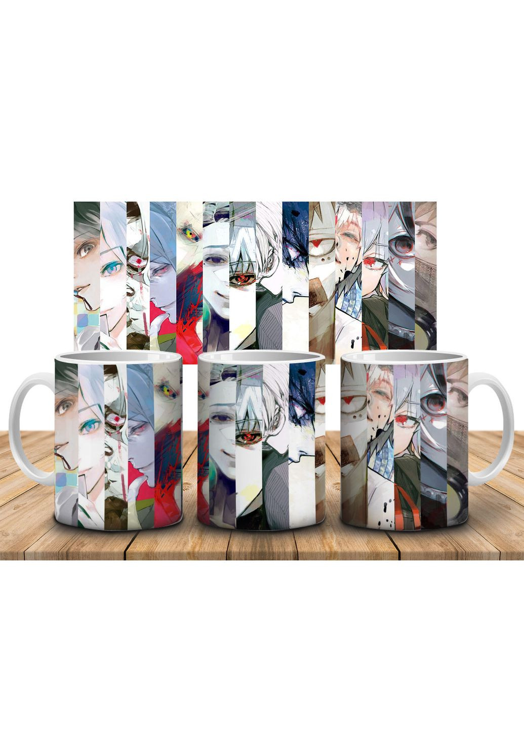 Кружка з принтом Токійский гуль / Tokyo Ghoul-4, 330 мл No Brand Чашка (324621759)