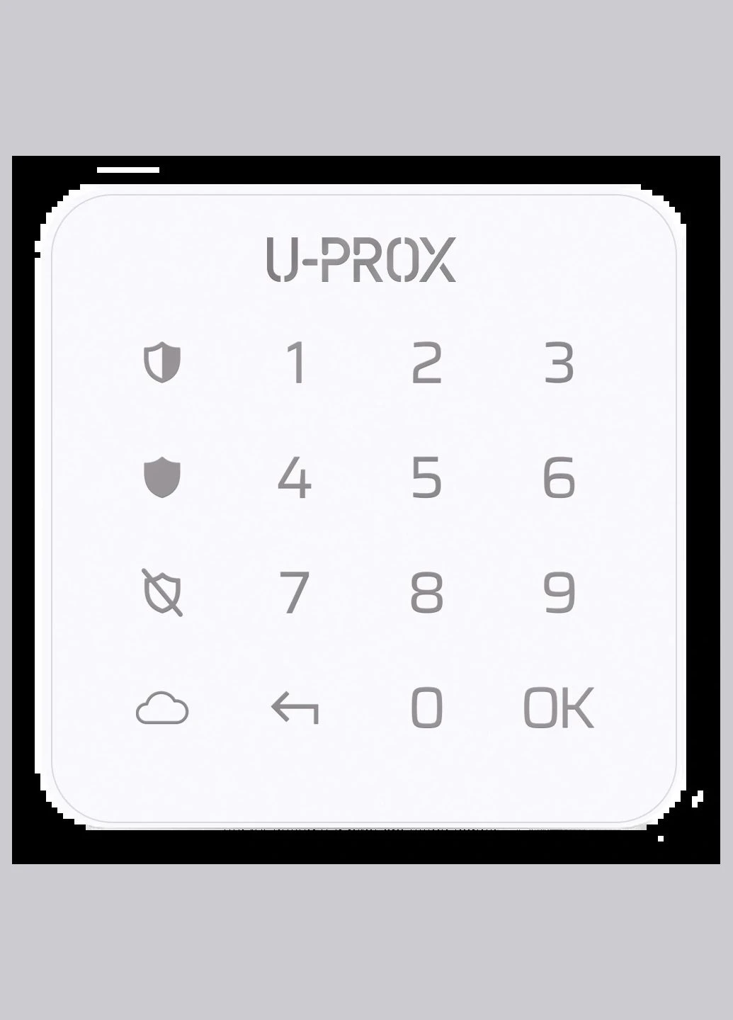 Бездротова сенсорна міні-клавіатура для однієї групи Keypad G1 White U-Prox (338565517)