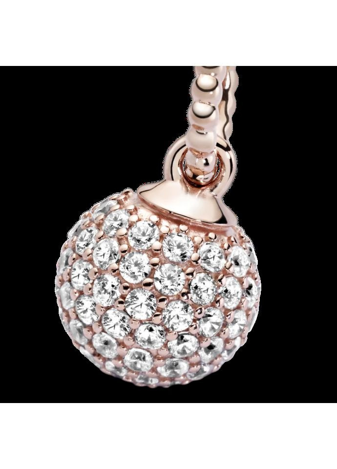 Серебряный шарм Пандора "Источник сияния" с покрытием 14K розовым 388686C01 Kabluchka (355345692)