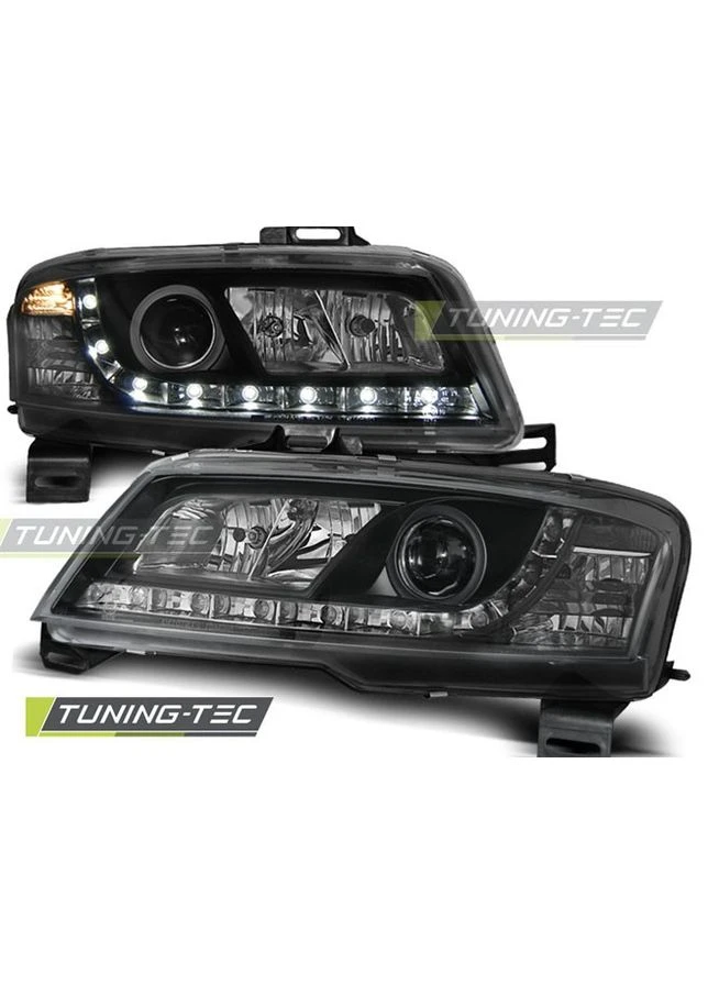 Передние фары Fiat 3D (2001-2008) Coupe тюнингованные черные (ЦЕНА ЗА ПАРУ) Tuning-Tec Stilo (398182527)