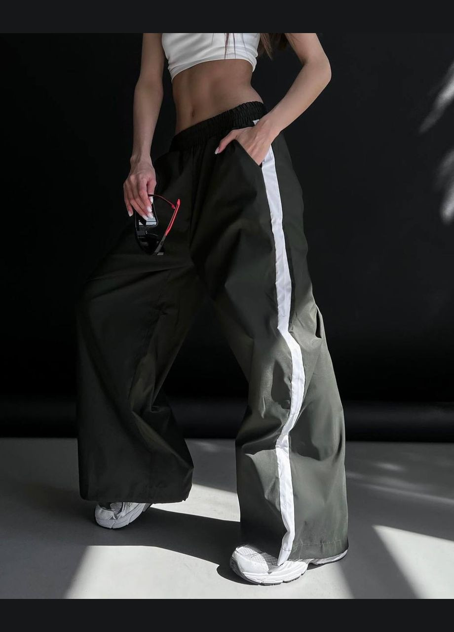 Штани карго з плащової тканини з лампасами Nositi (315864194)