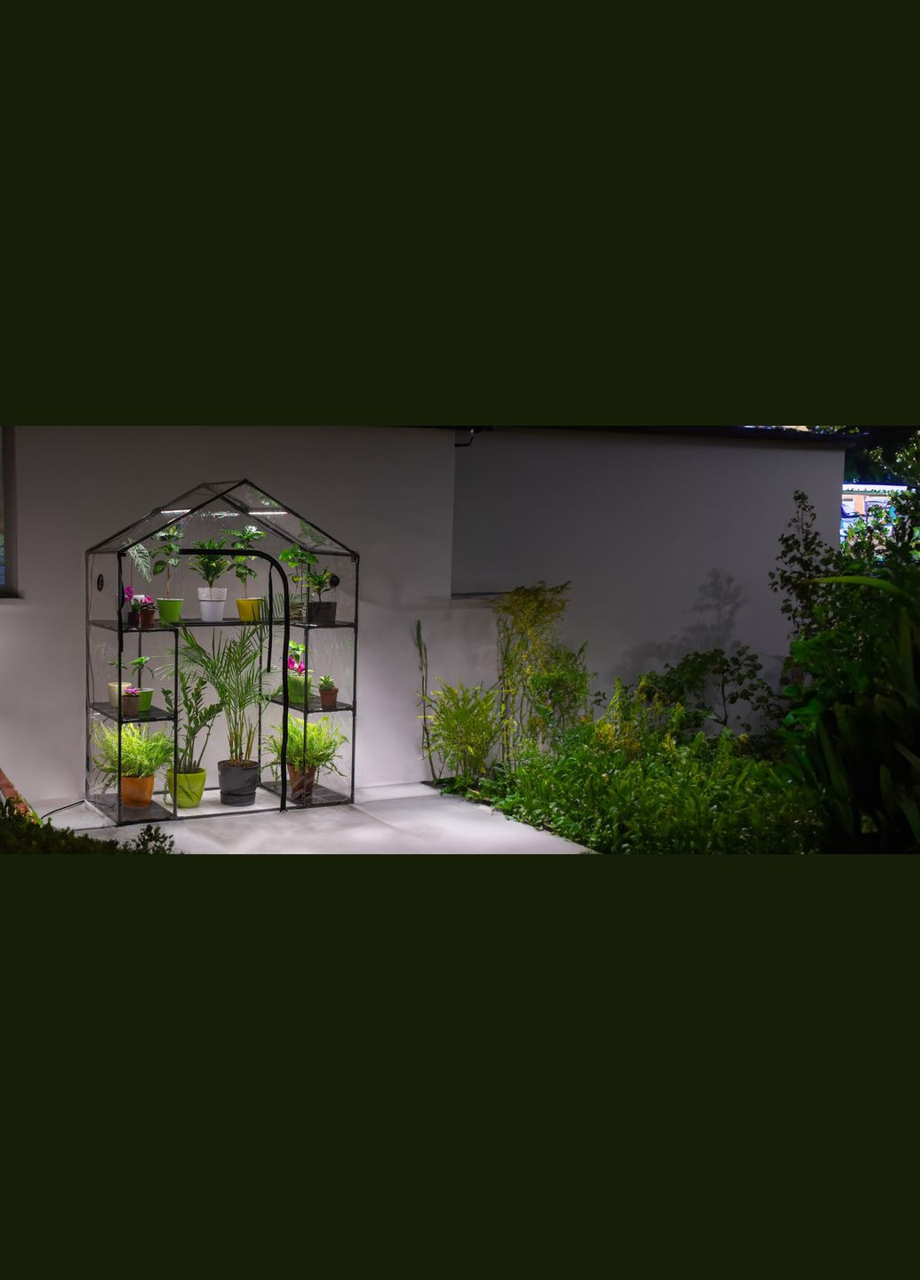 Мини теплица из фито света для дома, дачи, террасы или патио Sezam Akrur Metaplant (300854238)