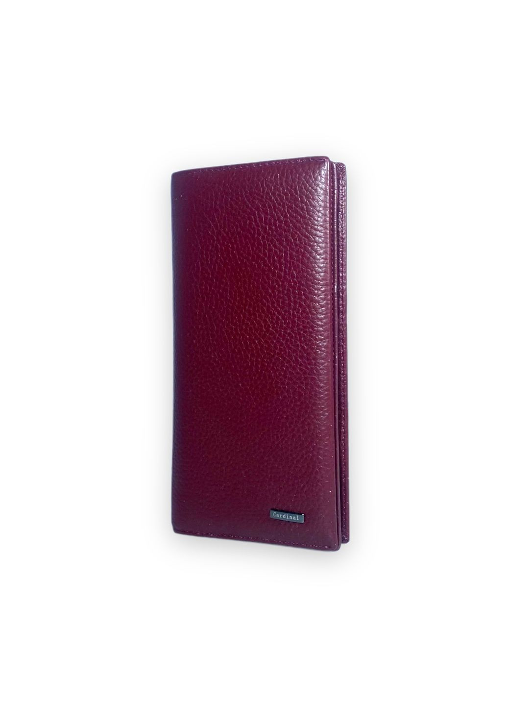Жіночий гаманець шкіряний 3 відділи 10 осередків для карт розмір: 18.5*9.5*2 см бордовий Cardinal (266911684)