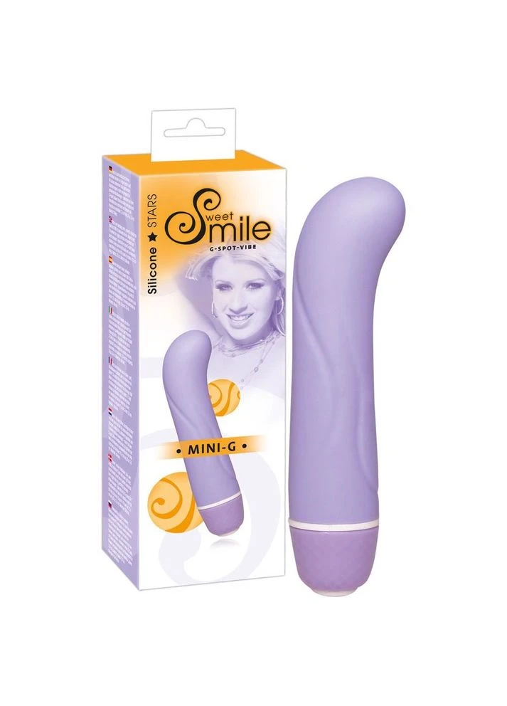 Вібратор mini G, 12,4 см (ліловий) Sweet Smile (374623701)