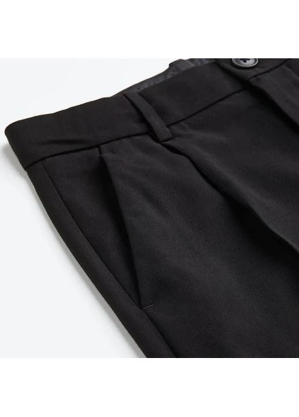 Черные классические, кэжуал демисезонные брюки прямые H&M