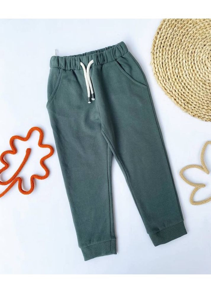 Темно-зеленые брюки C&A