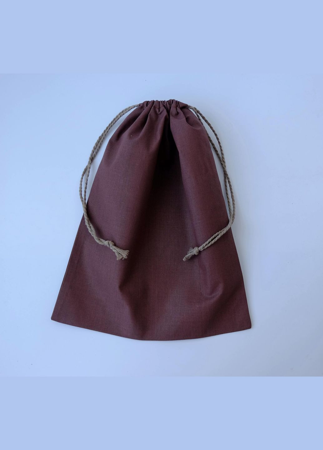 Эко мешок из бязи для хранения/упаковки с хлопковым шнуром 30х25 см коричневый эко мешочек No Brand (329888980)