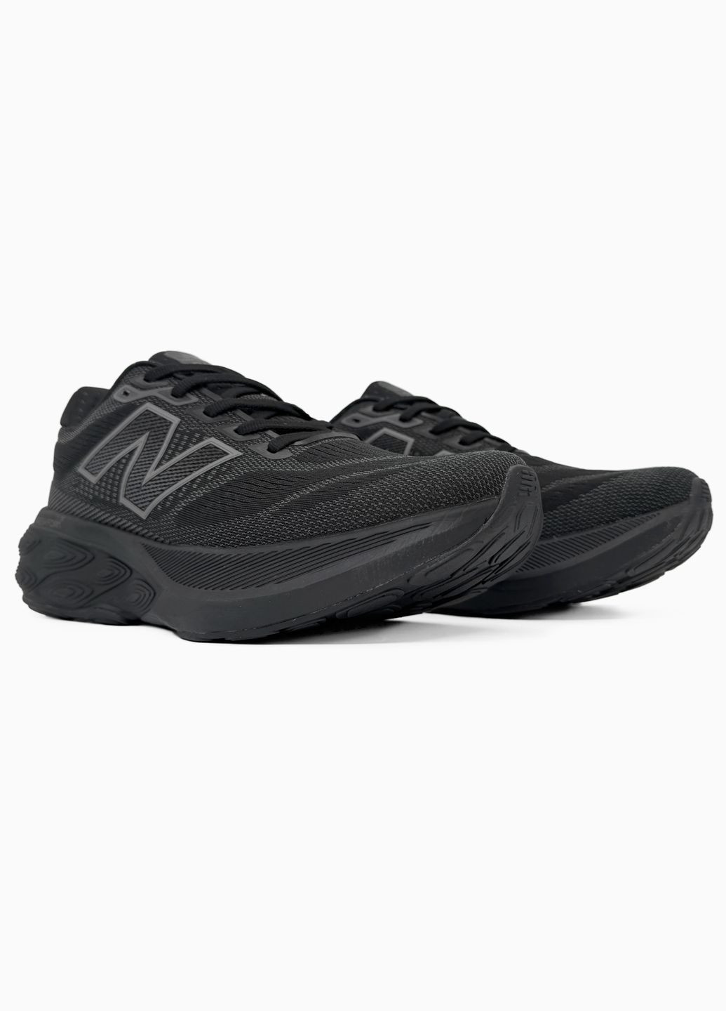 Черные демисезонные кроссовки мужские new balance fresh foam x 880v15 black | нью беланс фреш фоам черные No Brand