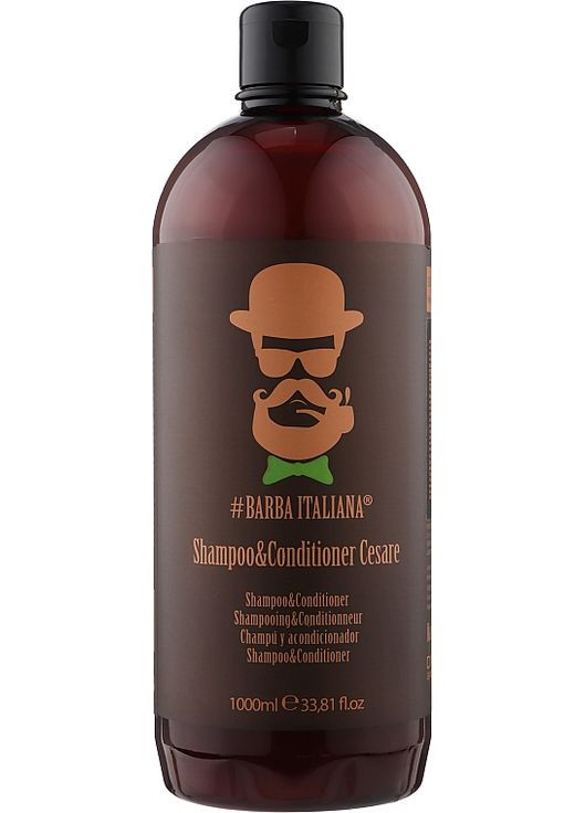 Шампунь-кондиционер 2-в-1 Cesare 1000ml (475623-30838) Barba Italiana (368666630)