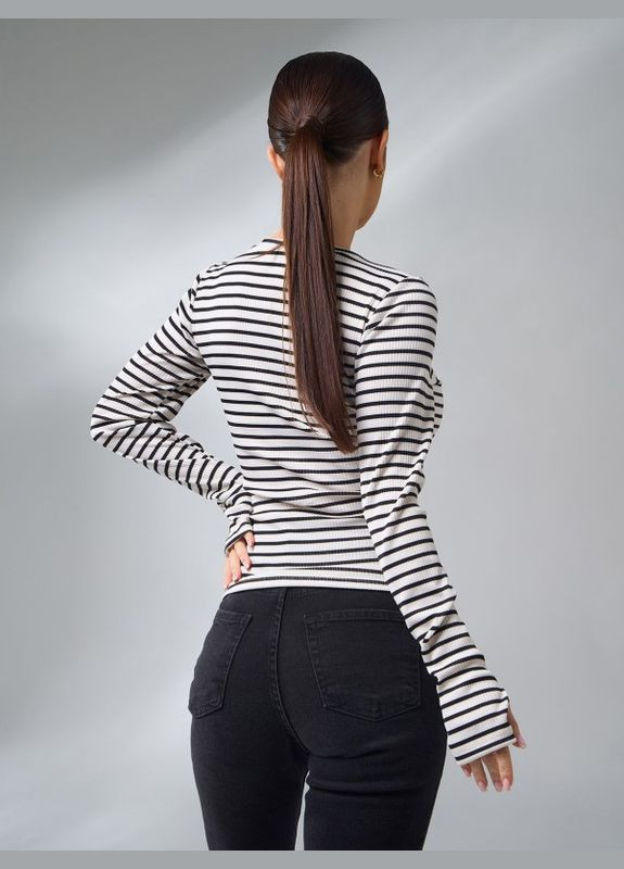 Жіночий лонгслів 14990 білий ISSA PLUS (317509485)