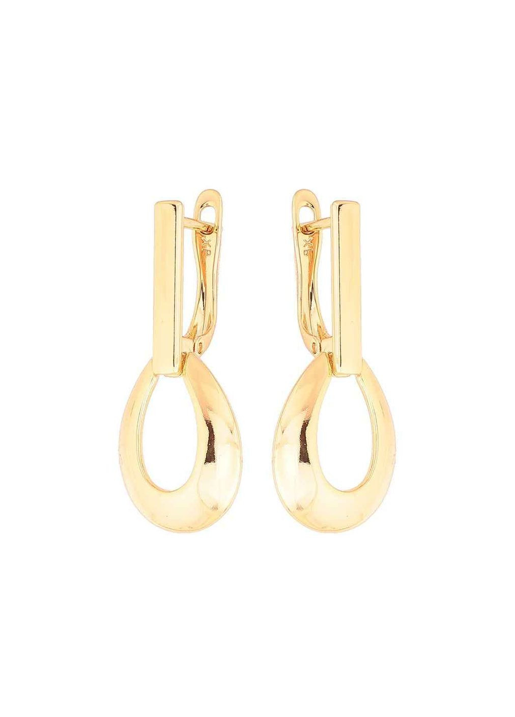 Сережки англійська застібка позолота 18K«Каплеподібні підвіски» 291521 Xuping Jewelry (356457427)