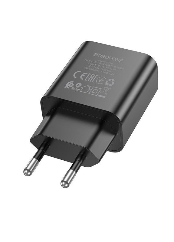 Адаптер сетевой Power single port charger BA71A 1TypeC 20W черный Borofone (280876498)