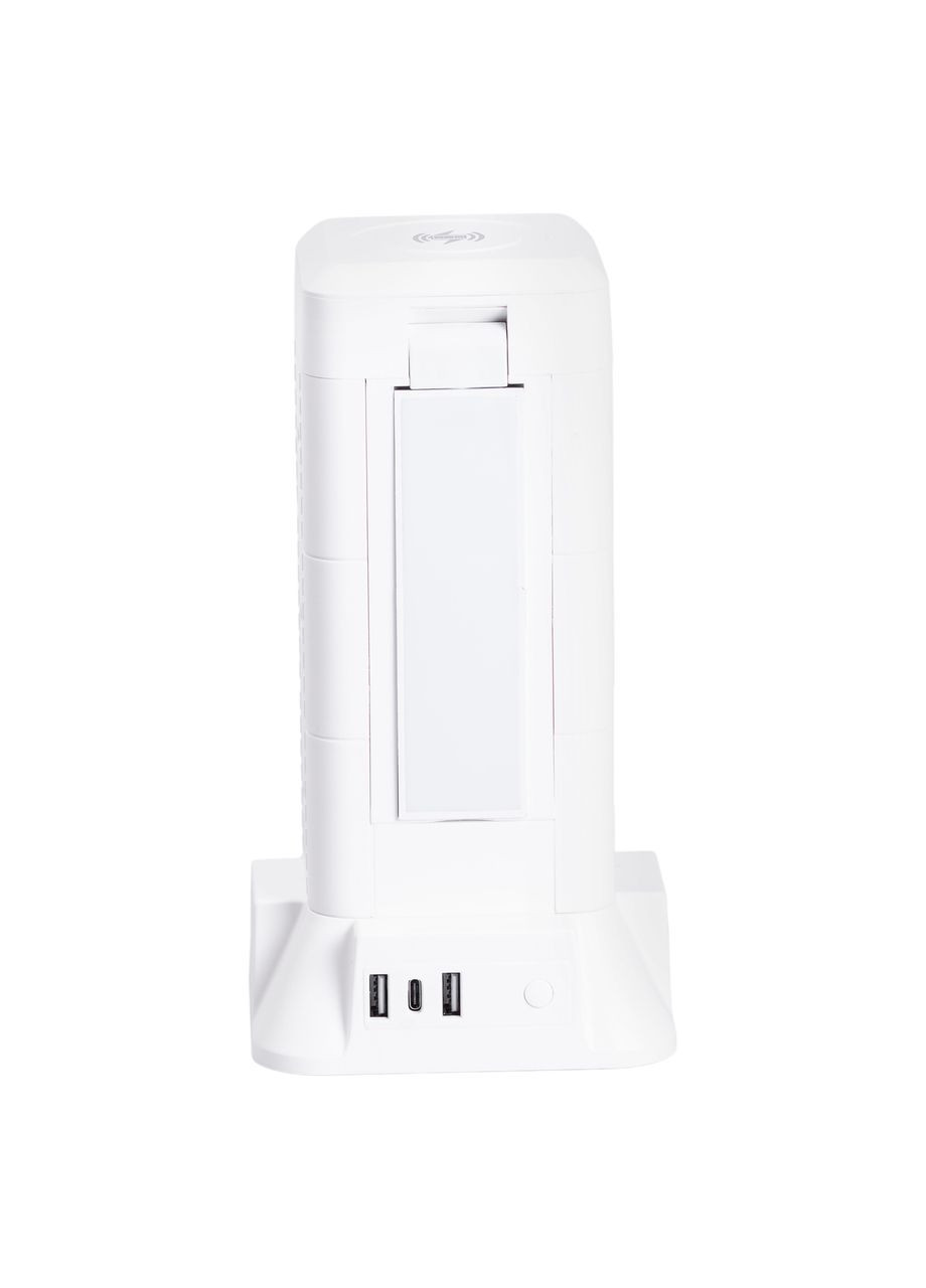 Мережевий фільтр подовжувач 4.8 м з лампою на 9 універсальних розеток з 2 USB, 1 Type-C, бездротова зарядка HP-5-7MF Yiwu (370800179)