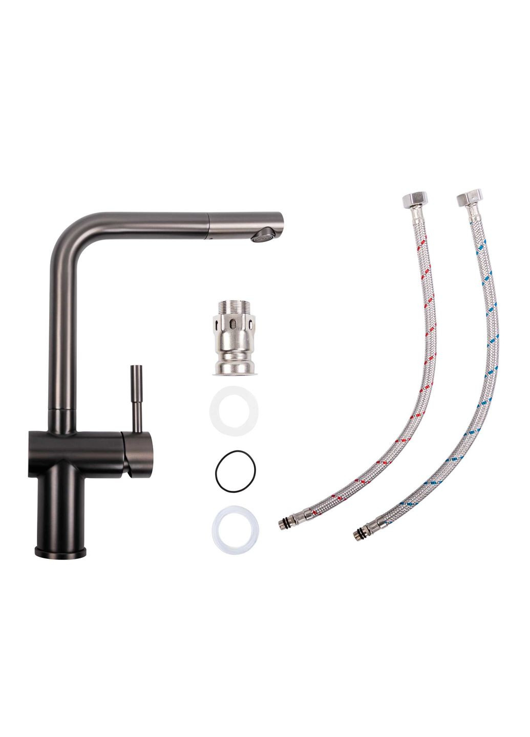 Кухонный смеситель PVD 8006 A-LI (черный) Platinum (269793009)