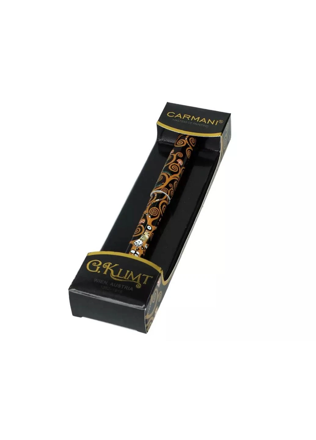 Ручка шариковая Г.Климт Древо жизни (черная) (532-9113.1) Carmani (352496034)