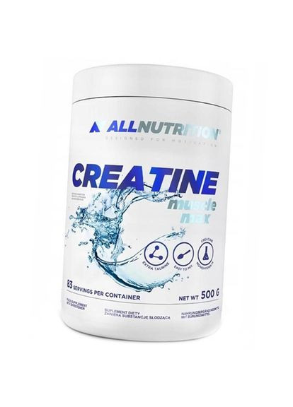 Креатин моногідрат для набору маси, Creatine Muscle Max, All Nutrition 500г Апельсин (31003001) Allnutrition (322724484)