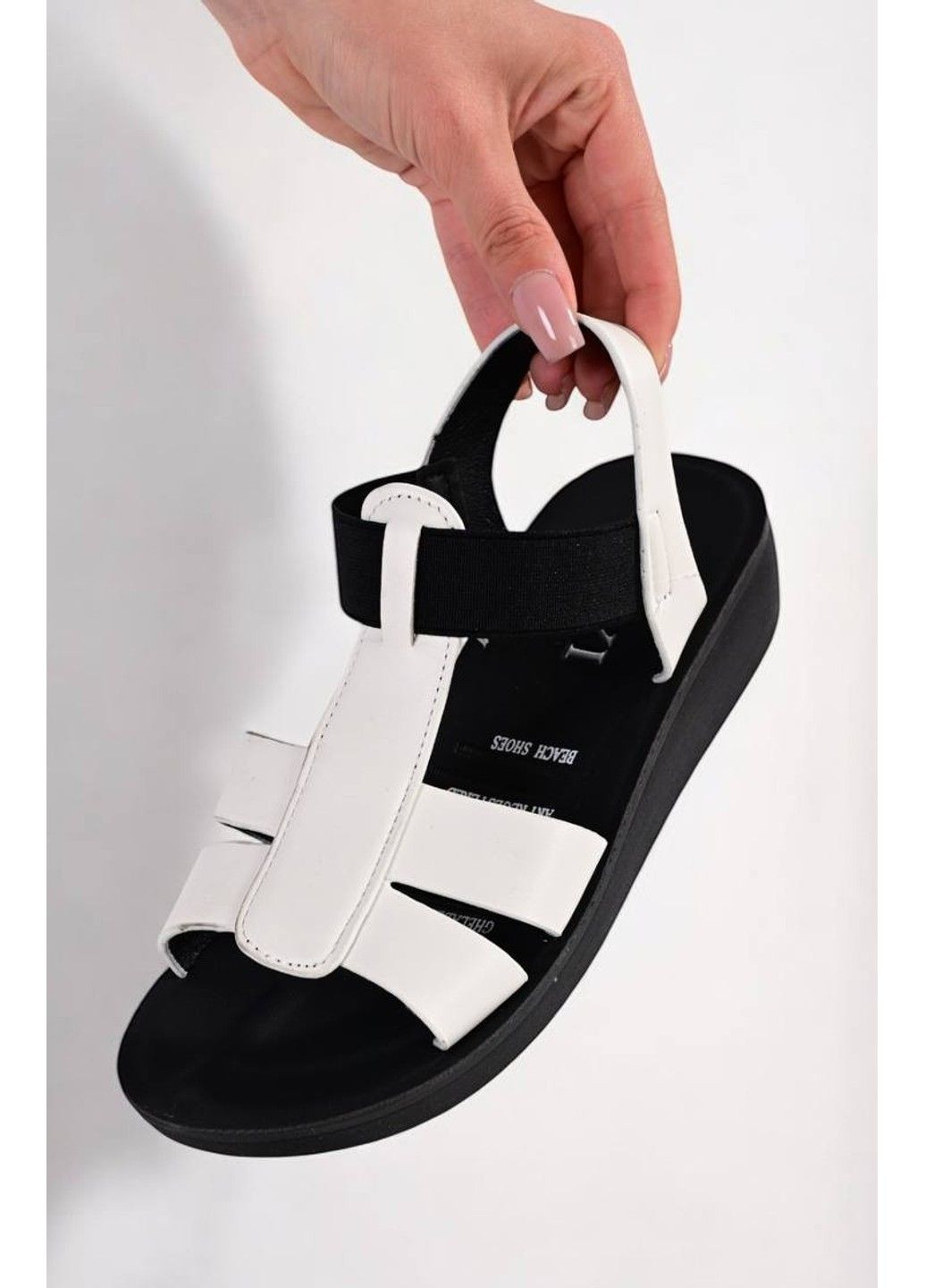 Босоніжки жіночі чорно-білі YiYi (331899526)