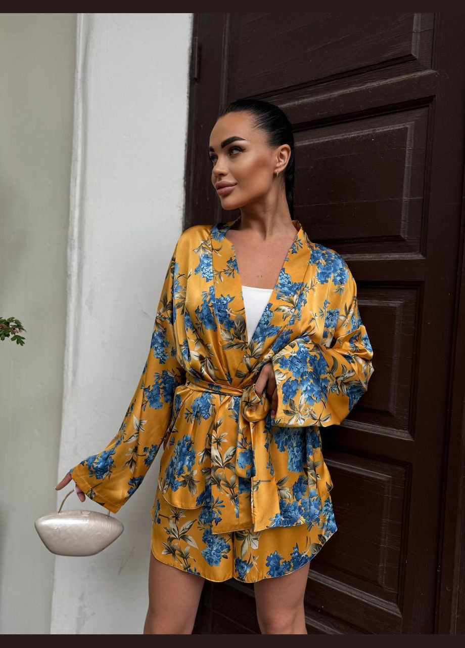 Жіночий костюм з квітковим принтом Гермес (335414504)