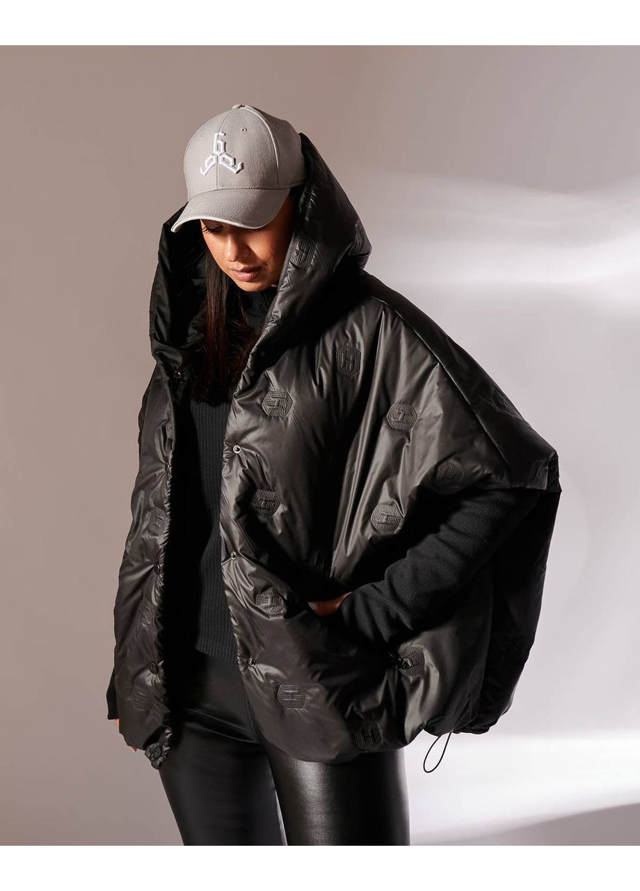 Чорна демісезонна куртка LibeAmore