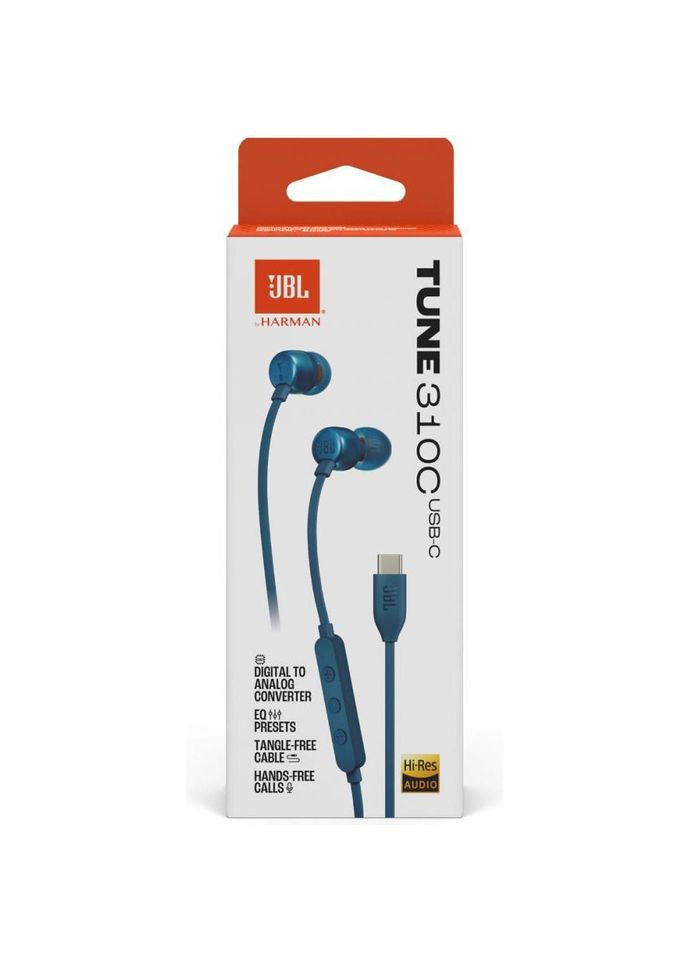 Навушники з мікрофоном Blue (JBLT310CBLU) JBL Tune 310C (319534724)