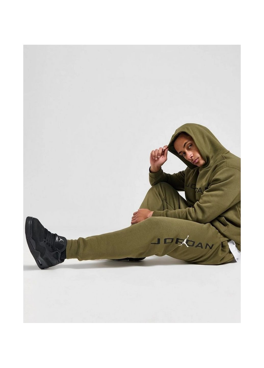Штани чоловічі Ess Stretch Flc Olive Nike (365962532)