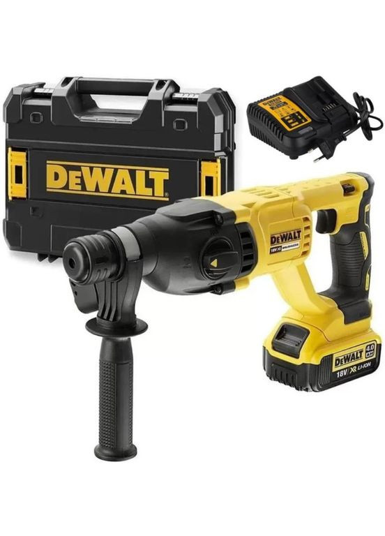 Акумуляторний перфоратор DCH133M1 (SDS+, 18 В, 4Агод) + кейс АКБ та зарядний присторій (25432) DeWALT (327874523)