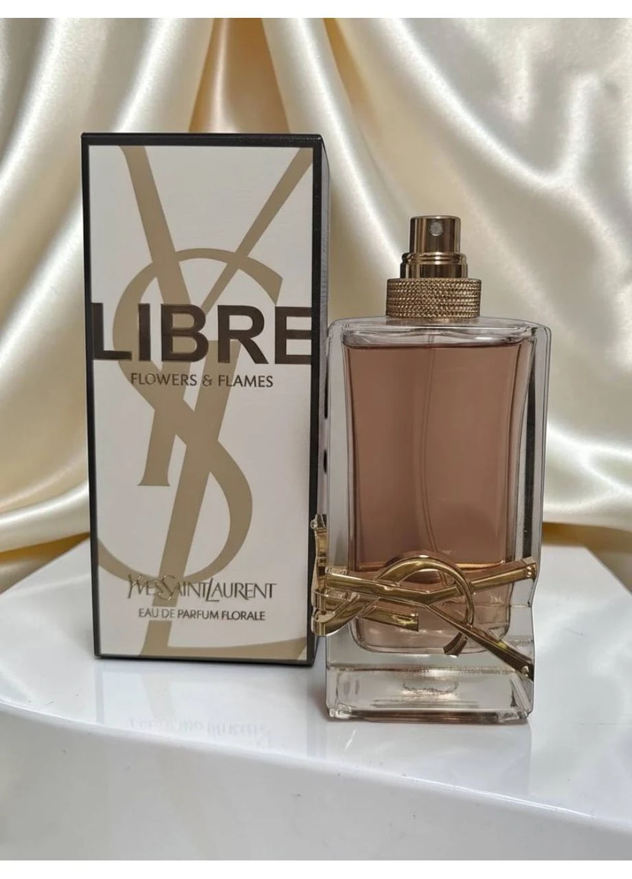Жіночий парфум Yves Saint Laurent Libre Flowers & Flames (Ів Сен Лоран Лібр Флауерс Флеймс) 100 мл Квіткові Східні Ванільні No Brand (400501210)