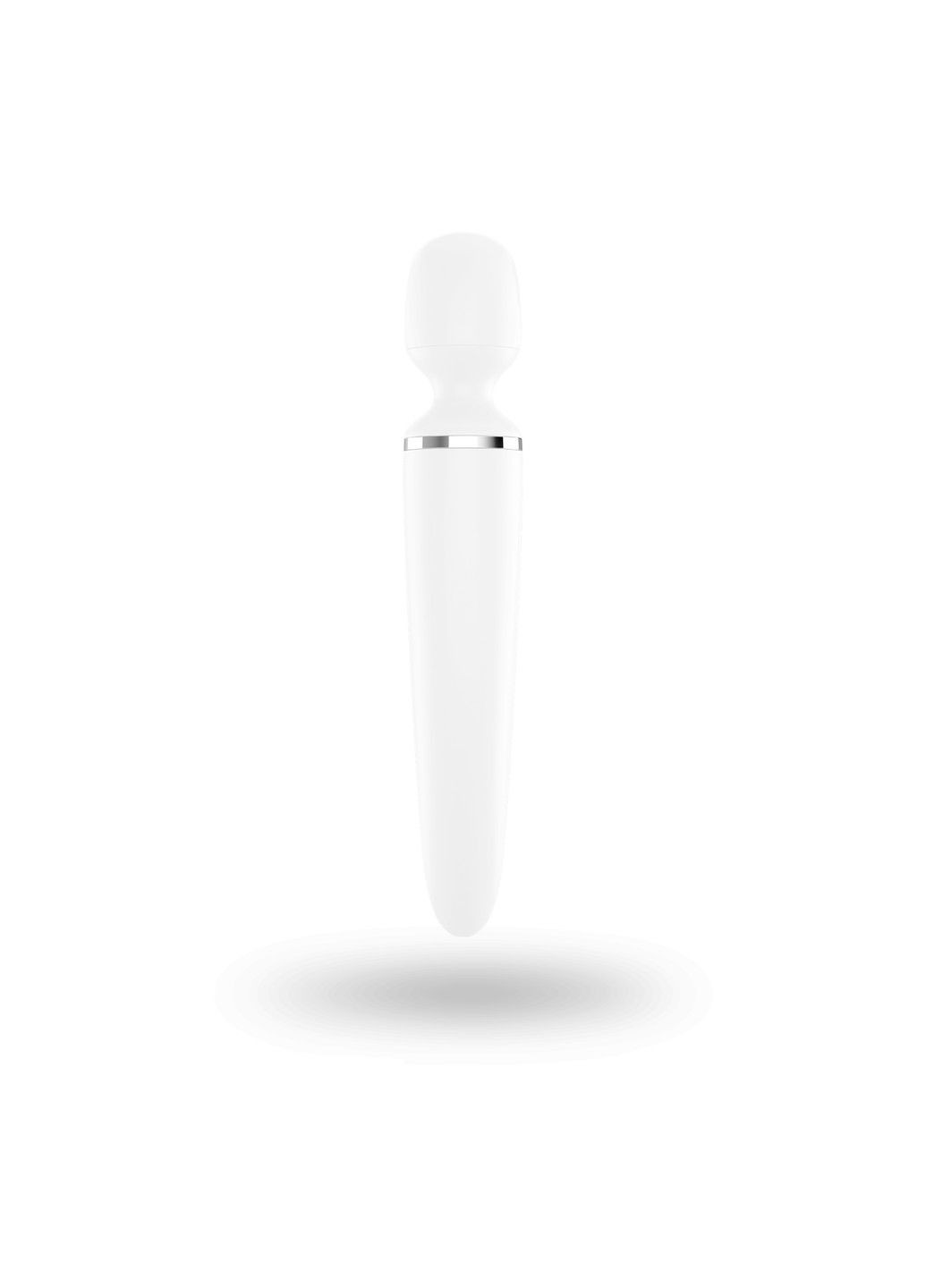 Вібромасажер Wand-er Woman (White/Chrome), водонепроникний, потужний, розмір XXL Satisfyer (339865975)