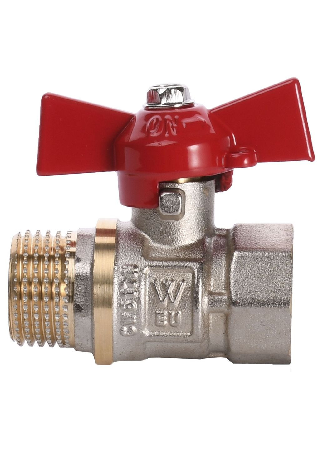 Кран кульовий прямий WATER VALVE 1/2″ ЗВ КБ NVV Q002 Quality (299996855)