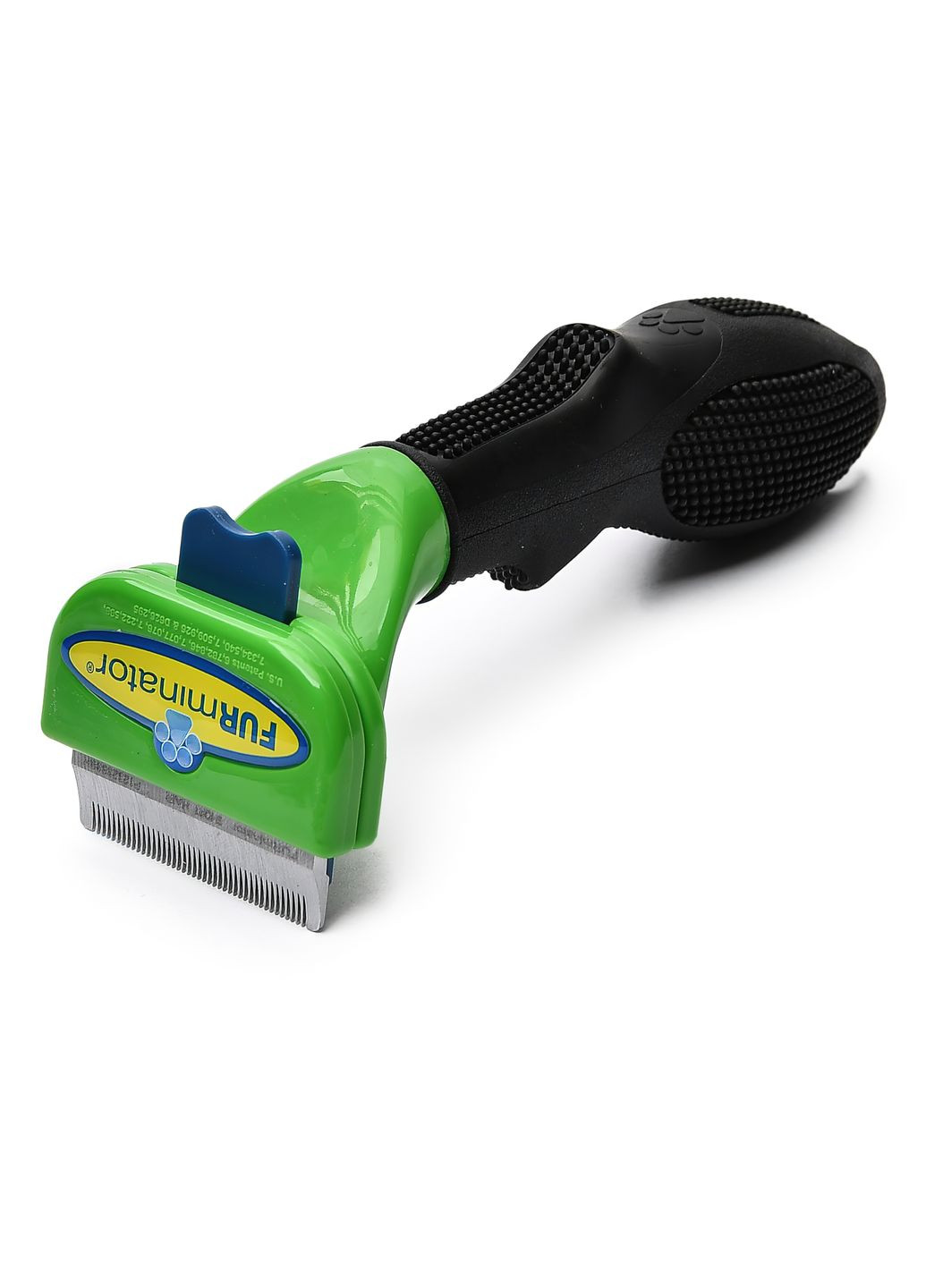 Фурмінатор для довгошерстих кішок і собак лезо 4,5 см з кнопкою, розсчіска для вичісування шерсті (626) No Brand (356117460)