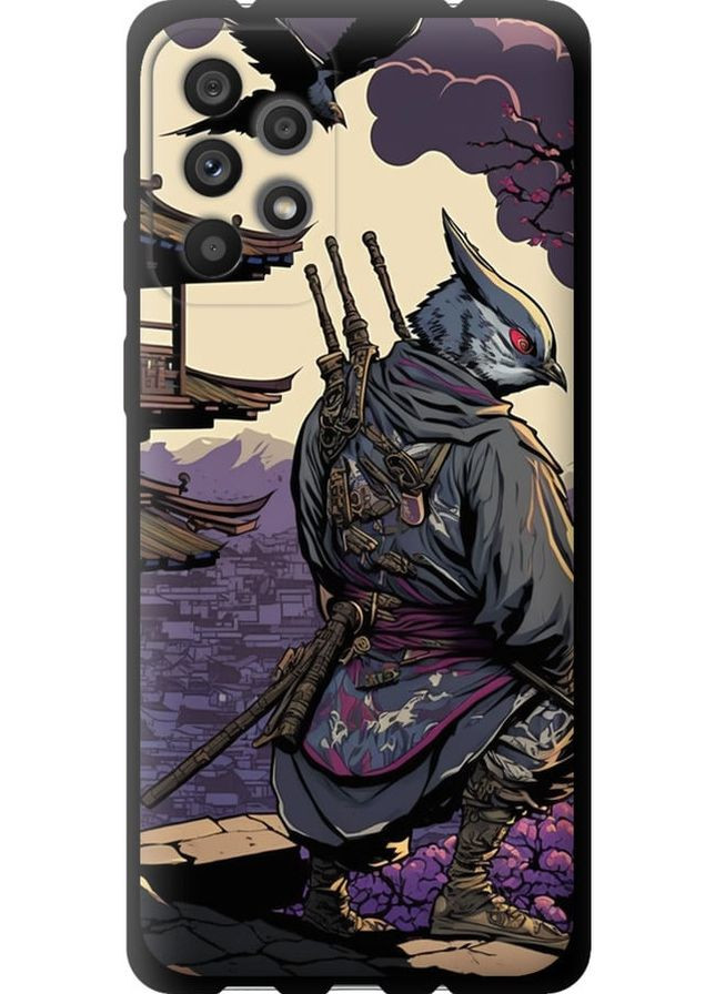 TPU черный чехол 'Птица воин' для Endorphone Samsung Galaxy A73 A736B (278054895)