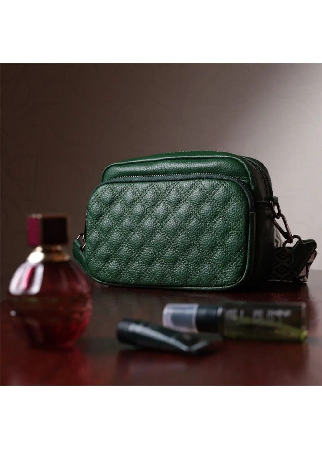 Молодіжна жіноча шкіряна сумка через плече 22635 Vintage (298793369)