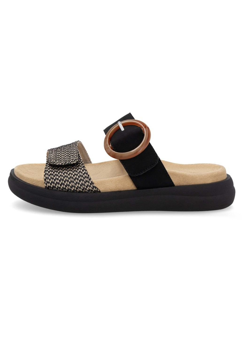 Черные шлепанцы женские d2n51-03 Remonte