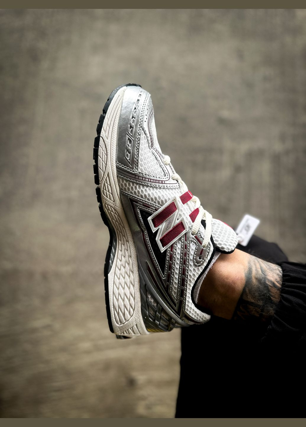 Срібні Осінні кросівки чоловічі і жіночі new balance 1906r silver classic crimson | нью беланс 1906r срібні No Brand