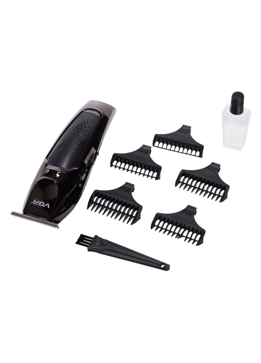 Бездротова машинка для стрижки волосся Чорний тример для чоловіків стрижка бороди та окантовка ProDobro (364189847)