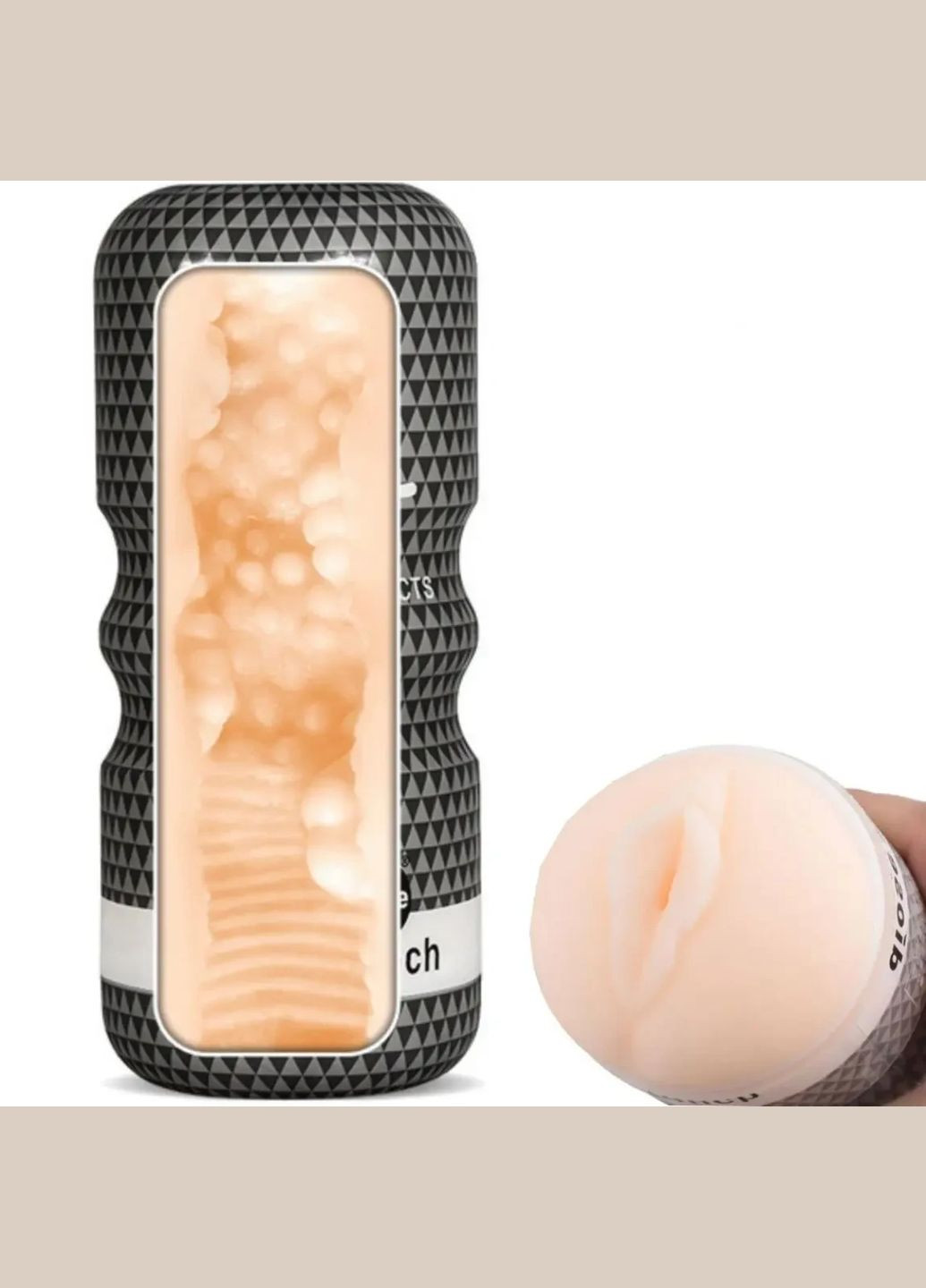 Мастурбатор ручний чоловічий Snail чорний вагіна іграшка для маструбації багаторазовий чоловічі маструбатори No Brand (341310013)