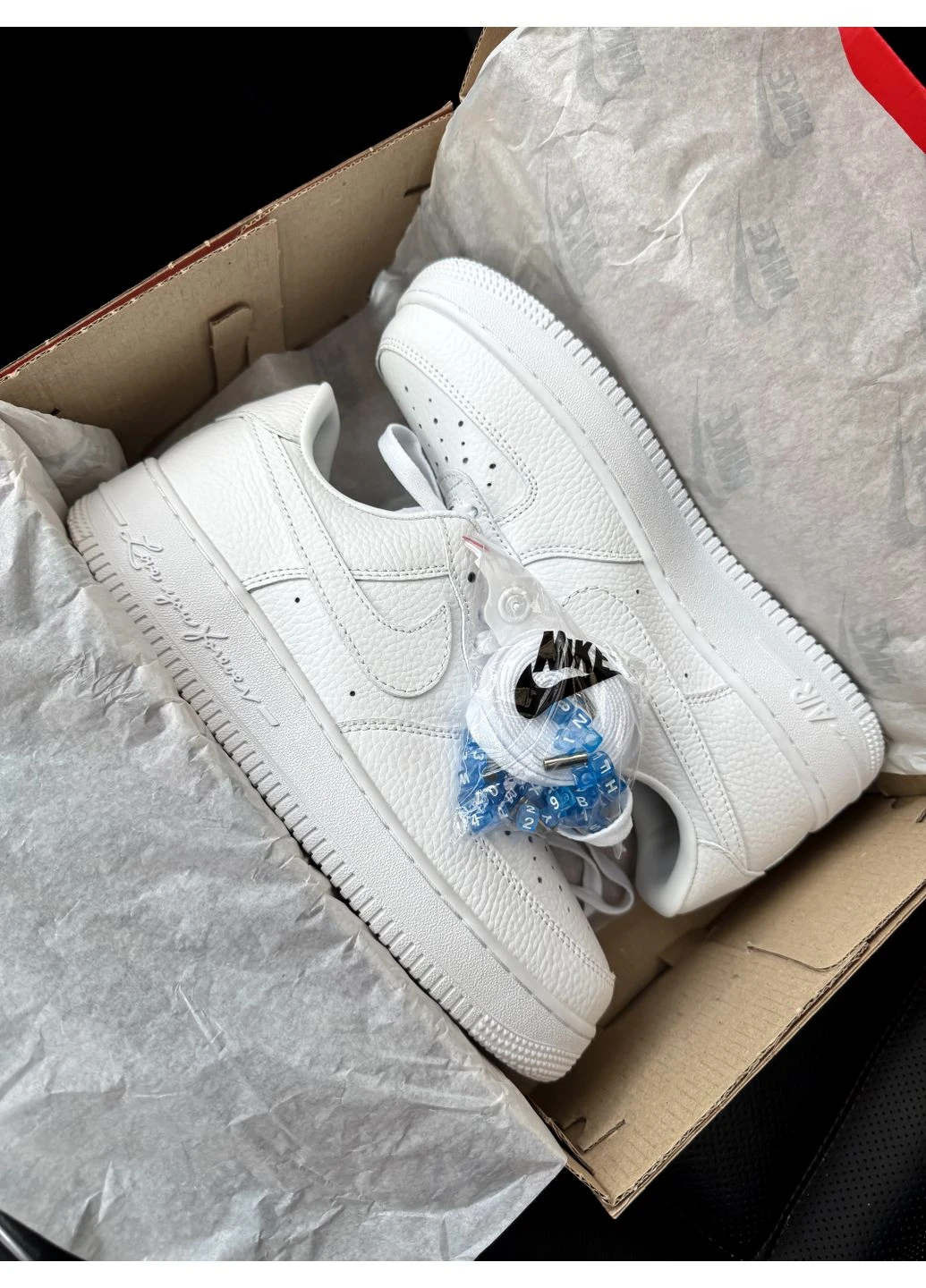 Кросівки жіночі і чоловічі Nike Air Force x Drace Nocta White | Найк Еір Форс білі No Brand білі демісезони (377740595)